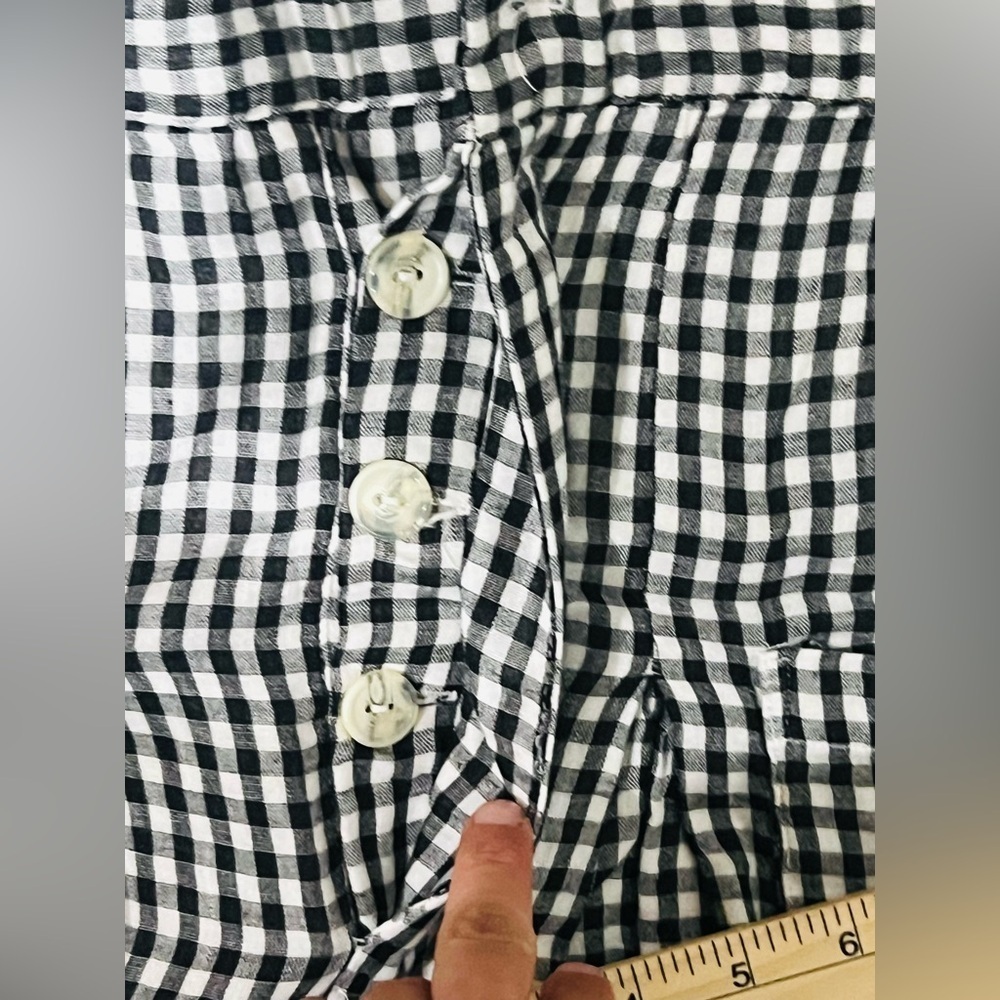 Free People Freehold Gingham Pants Trouser bohemian , sun relax boho in size S - Picture 10 of 16